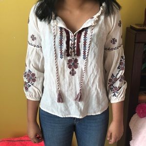Embroidered blouse